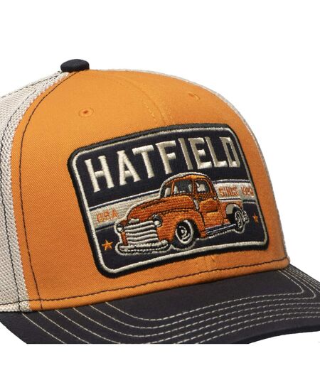 Casquette trucker avec filet souple en coton avec broderie Truck Hatfield