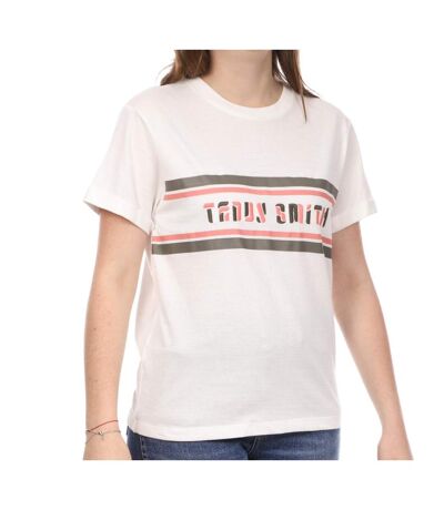 T-shirt Blanc Femme Teddy Smith Telia - S