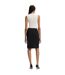 Womens/ladies Vileah Virgin Wool Pencil Skirt Black Boss-2