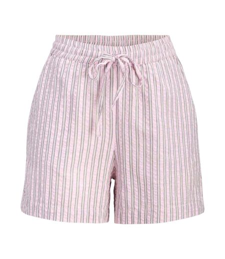Womens/ladies Zoe Seersucker Stripe Shorts Pink Lady JJXX