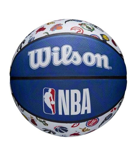 Ballon De Basket Motif/style Nba All Team Taille 7 Rouge Bleu Wilson