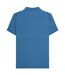 Mens Premium Aw24 Target Polo Shirt Dark Blue Navy Lambretta-3
