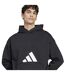 Sweat À Capuche Motif/style Logo Future Icons Bar Homme Noir Adidas-4