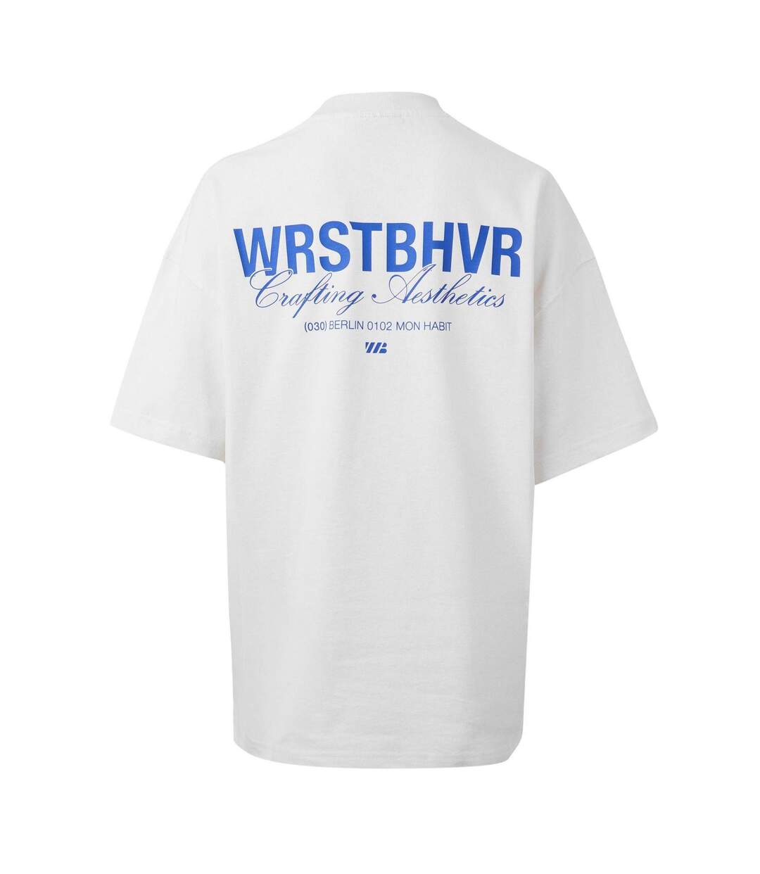 Womens/ladies V13 Oversized T-shirt Gardenia WRSTBHVR-3