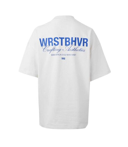 Womens/ladies V13 Oversized T-shirt Gardenia WRSTBHVR