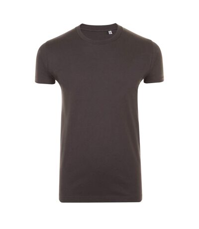 SOLS Mens Imperial Slim Fit Short Sleeve T-Shirt (Dark Grey) - UTPC507