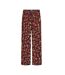 Pantalon fluide rouge à motifs femme vila lusi-1