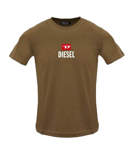T-shirt Motif/style Logo Just Small New D Homme Marron Café Diesel