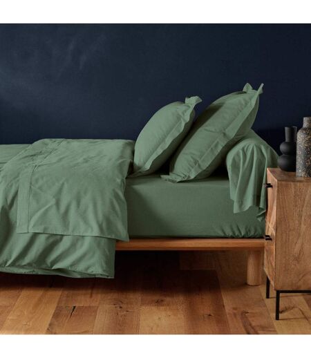 Drap Housse Lina 180x200cm Vert Cèdre