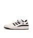Baskets blanches/noires homme adidas forum low-1