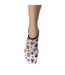 Tavi Noir - Socquettes antidérapantes MADDIE LEOPARD PRINT - Femme (Blanc / Noir / Orange) - UTMQ342