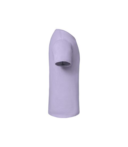 Mens Iconic Premium Ringspun Cotton T-shirt Soft Lavender Fruit Of The Loom