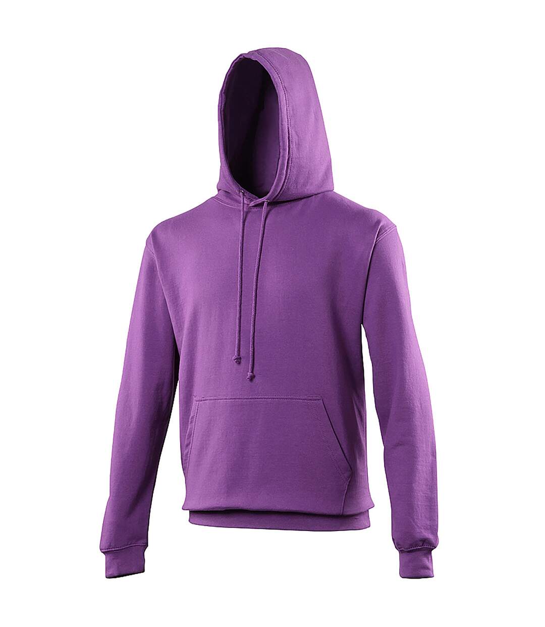 Sweat à capuche college adulte violet vif Awdis