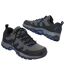 Men's Water-Repellent All-Terrain Walking Shoes - Grey Black Blue