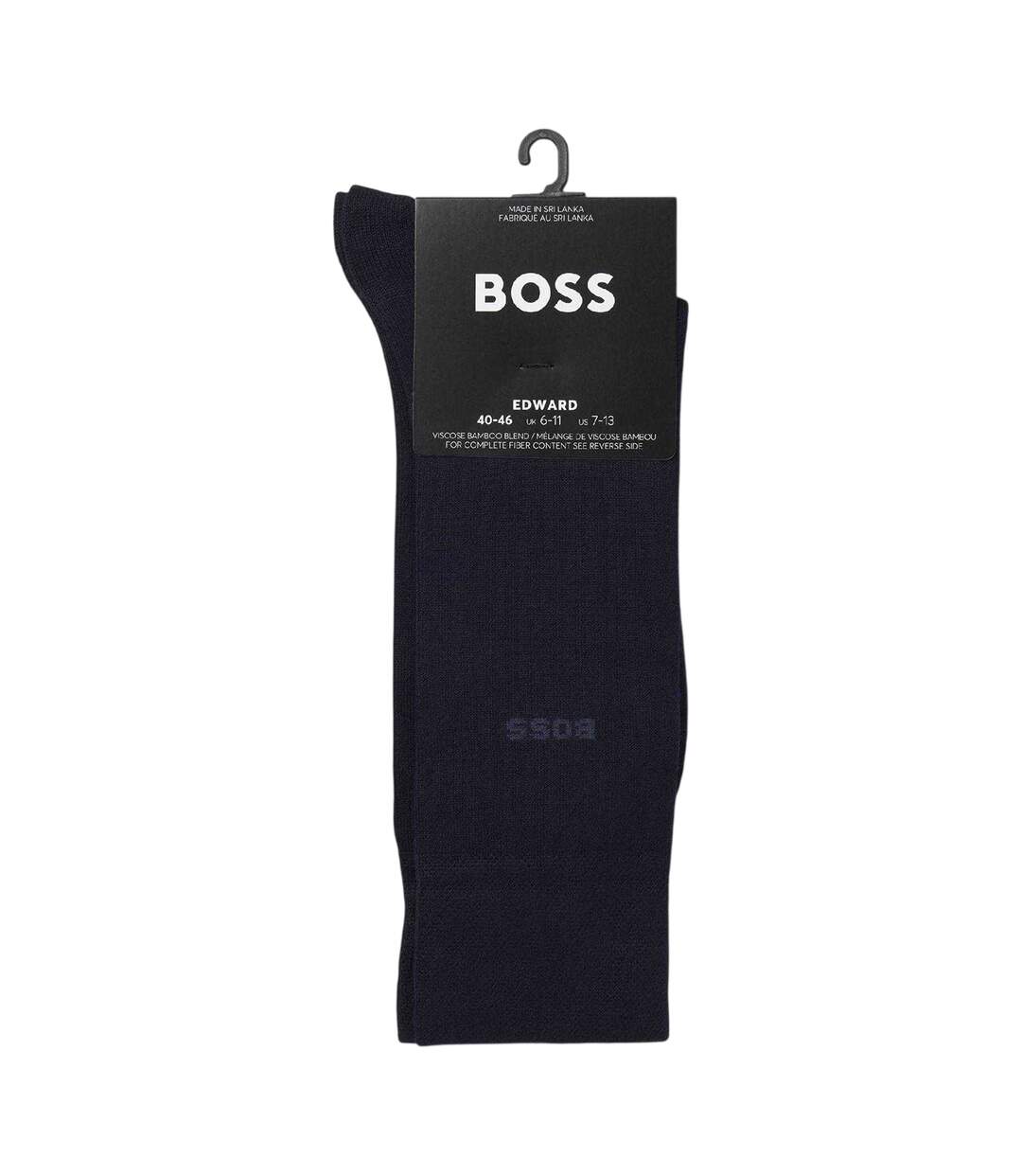 Chaussettes Edward Gentle Homme Bleu Foncé Boss-4
