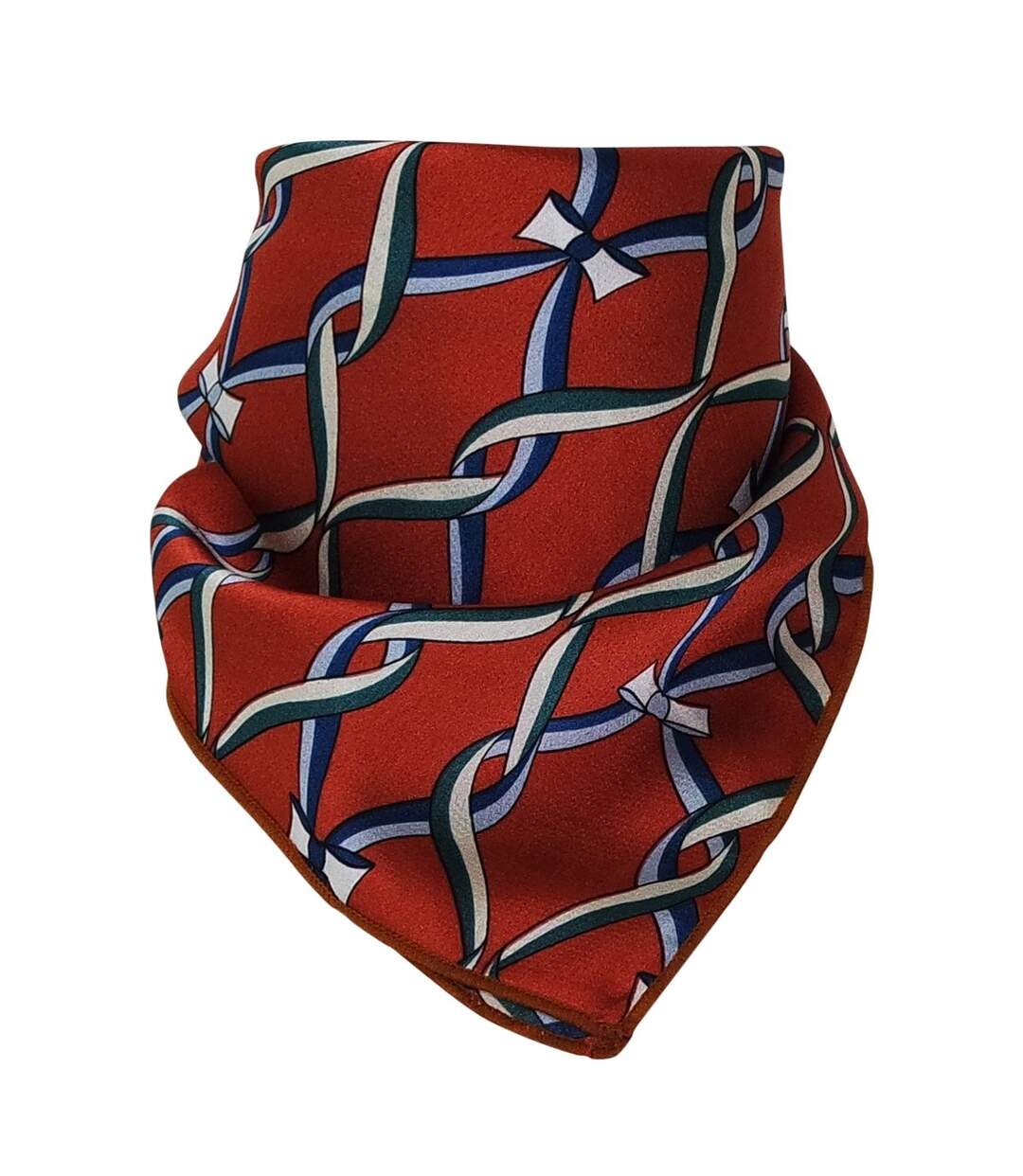 Foulard polysatin entrelacé