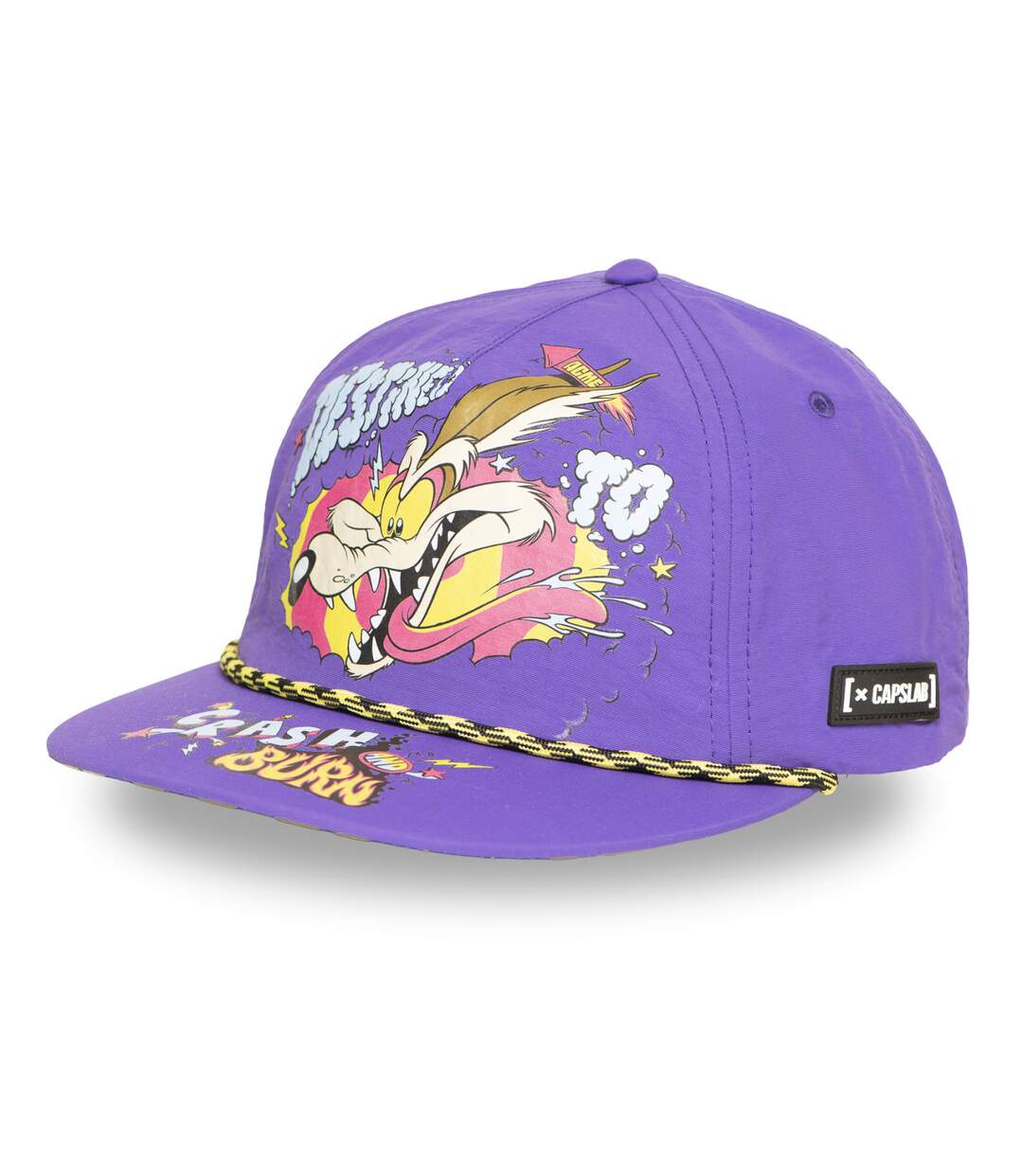 Casquette Flat avec cordelette Looney Tunes Destined to Crash Capslab-1