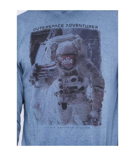 T-shirt manches longues col rond pur coton JOSTON