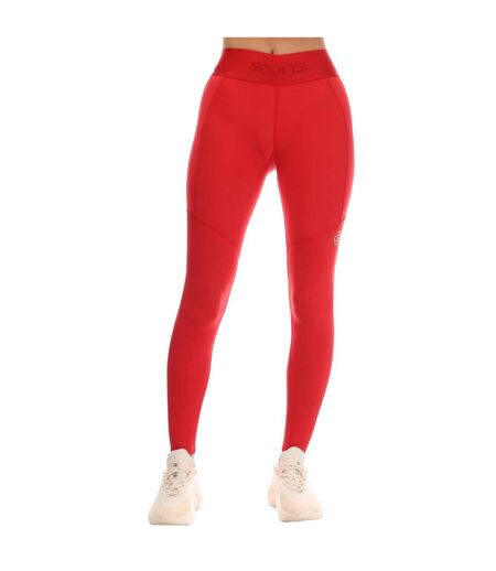 Womens/ladies Series-3 Thermal Long Leggings Red Skins