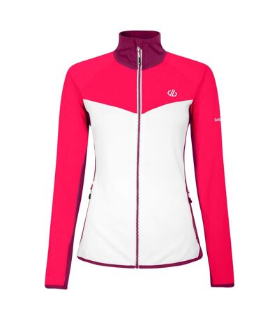 Haut De Sport Femme Blanc Rose Néon Dare 2B