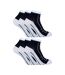 6 Pair Unisex Novelty Funny Lace Up Socks That Look Like Shoes-1
