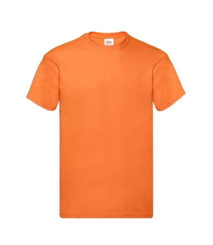 Fruit of the Loom Mens Original T-Shirt (Orange)