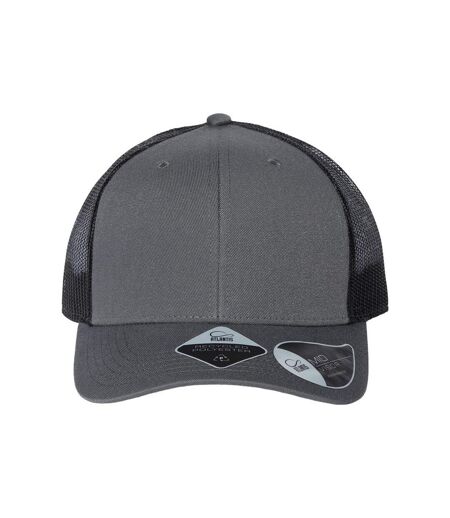 Casquette Trucker Bryce Gris Foncé Noir Atlantis Headwear
