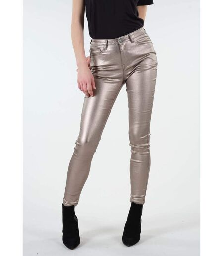 Pantalon en toile enduite LYSIE