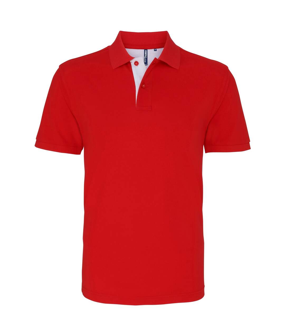 Polo classique homme rouge/blanc Asquith & Fox-1