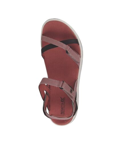 Sandales santa cruz femme mauve clair / terre cuite Regatta