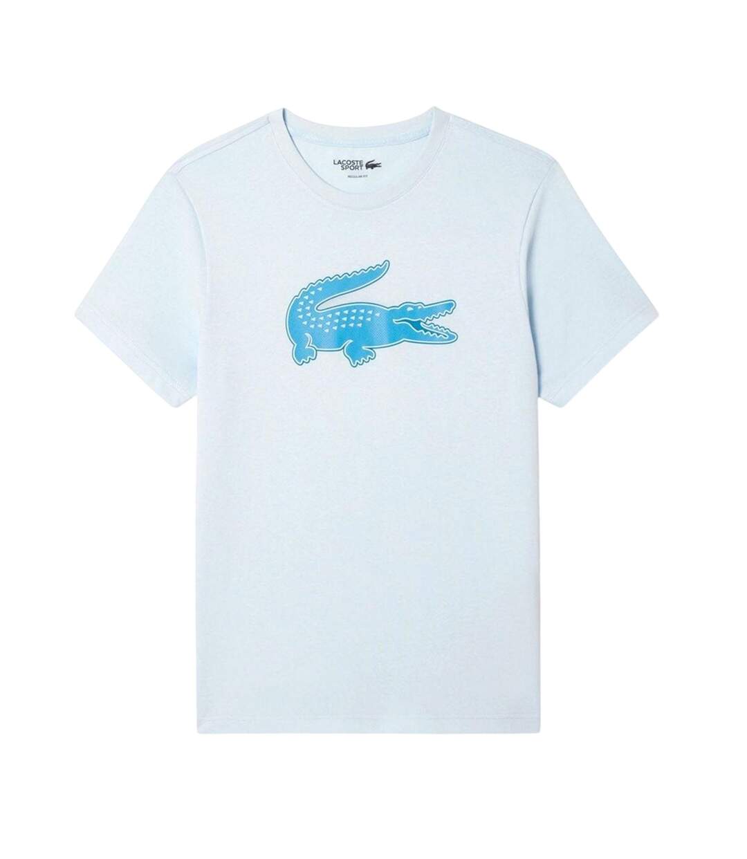 T-shirt Sport Motif/style Grand Logo Homme Bleu Lacoste-2