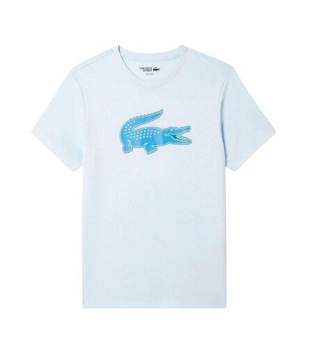 T-shirt Sport Motif/style Grand Logo Homme Bleu Lacoste