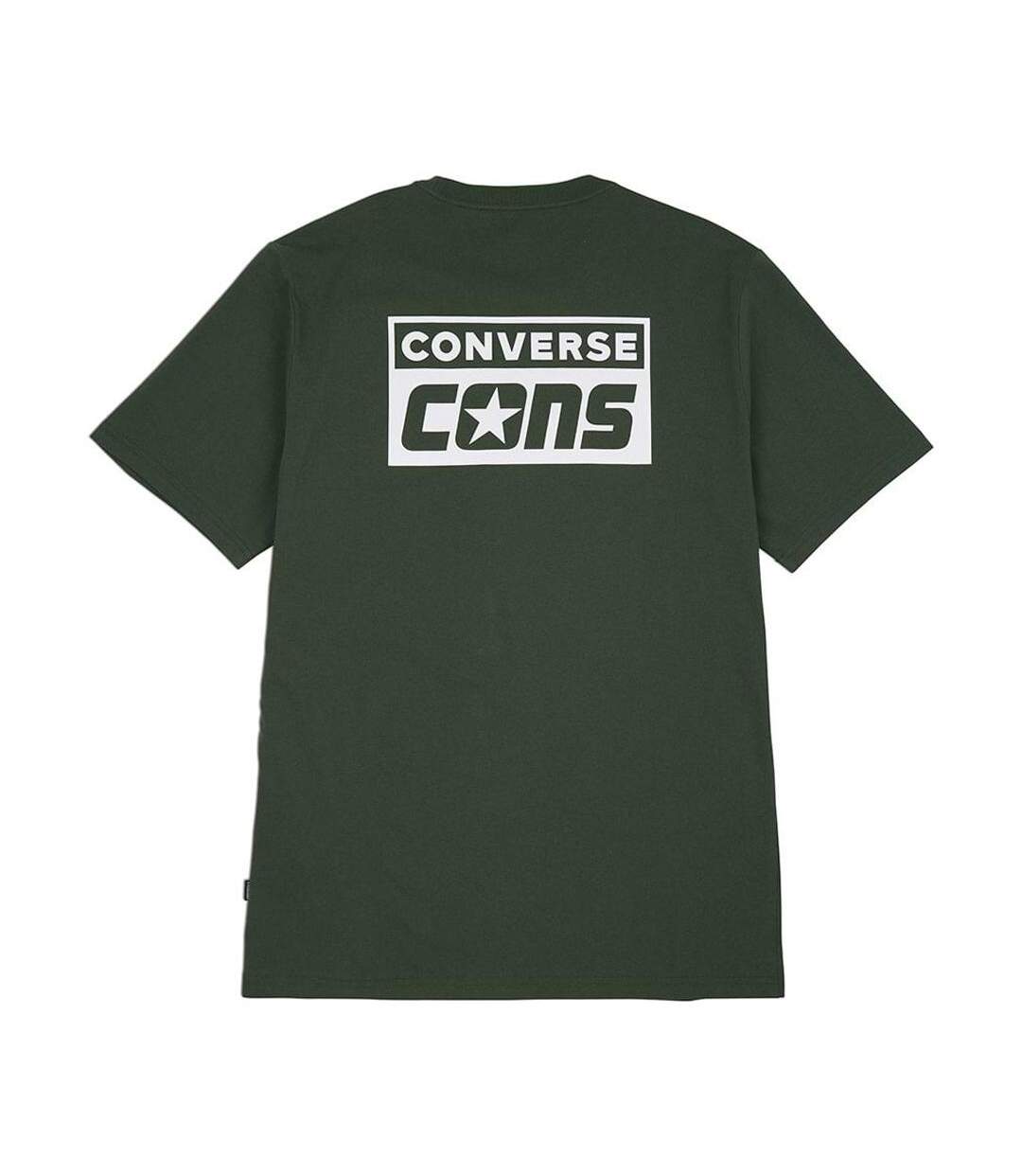 T-shirt vert foncé homme converse cons graphic - l-2