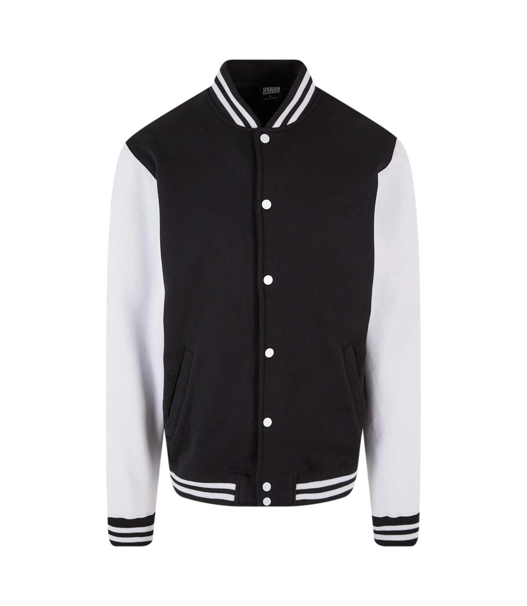 Veste De Survêtement College Homme Noir Blanc Urban Classics-1