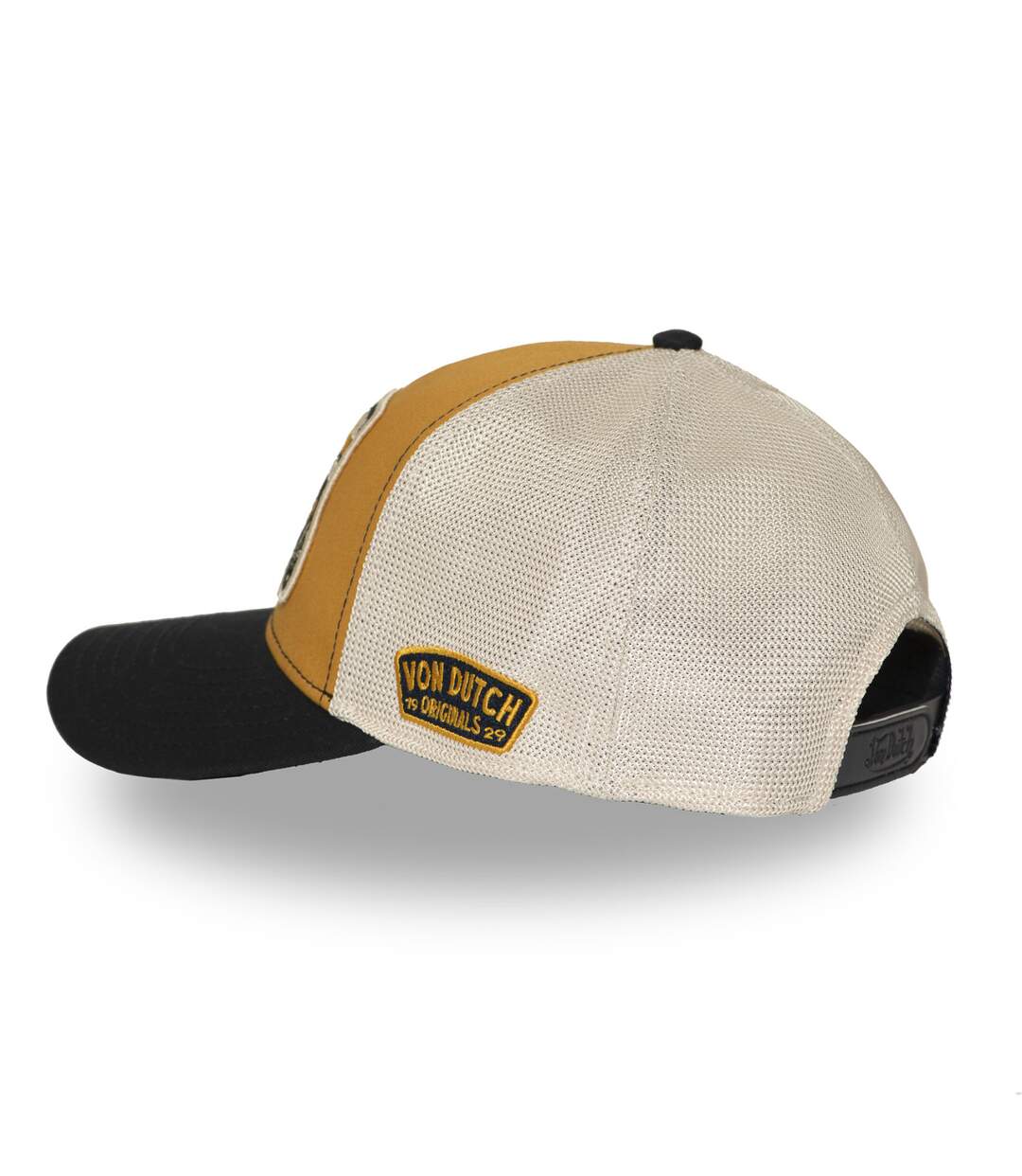 Casquette trucker avec filet adulte et patch Semi-Curved Vondutch-3