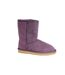 Eastern Counties Leather Womens/Ladies Jodie Sheepskin Short Plain Boots (Purple) - UTEL199