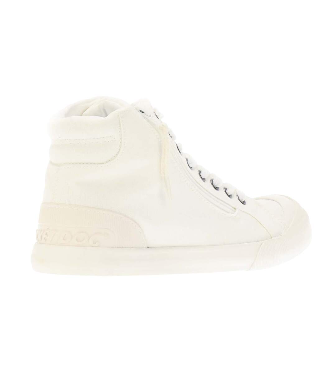 Womens/ladies jazzin hi canvas pumps white Rocket Dog-2