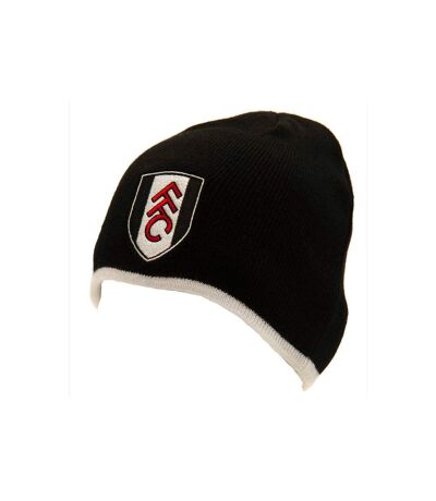 Fulham FC Crest Knitted Hat (Black) - UTSG22232