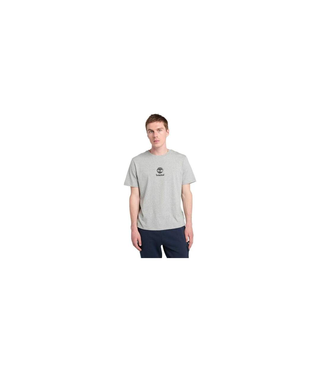 T-shirt Motif/style Tas De Logos Homme Gris Timberland-1