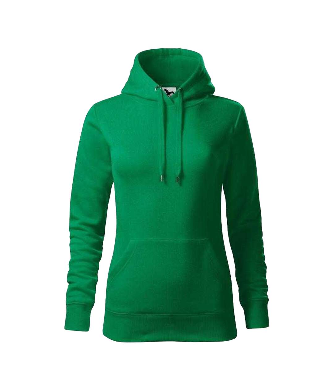 Womens/ladies Cape Hoodie Green Malfini-1