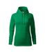 Womens/ladies Cape Hoodie Green Malfini-1