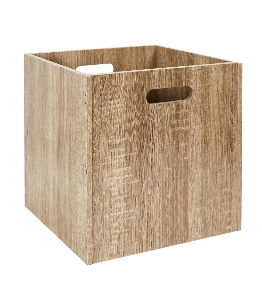 Cube de Rangement Bois 30x30cm Naturel-1