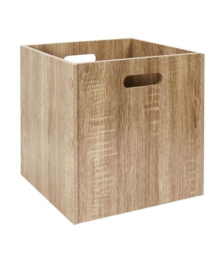 Cube de Rangement Bois 30x30cm Naturel