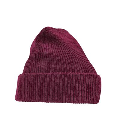 Beechfield Unisex Adult Heritage Beanie (Burgundy)