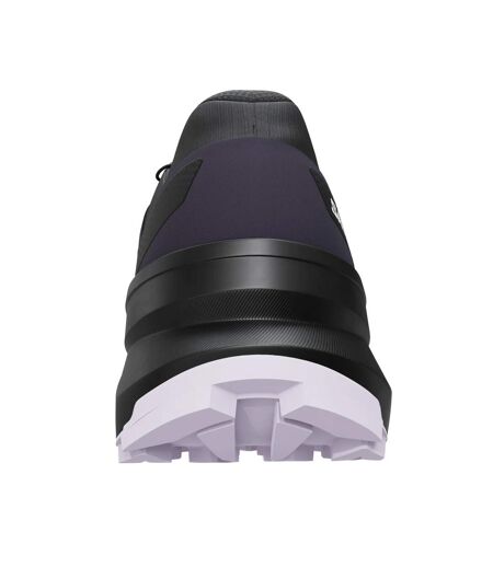 Womens/ladies Speedcross Peak Trainers Black Violet Salomon