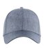 Unisex adult melange cap navy Clique