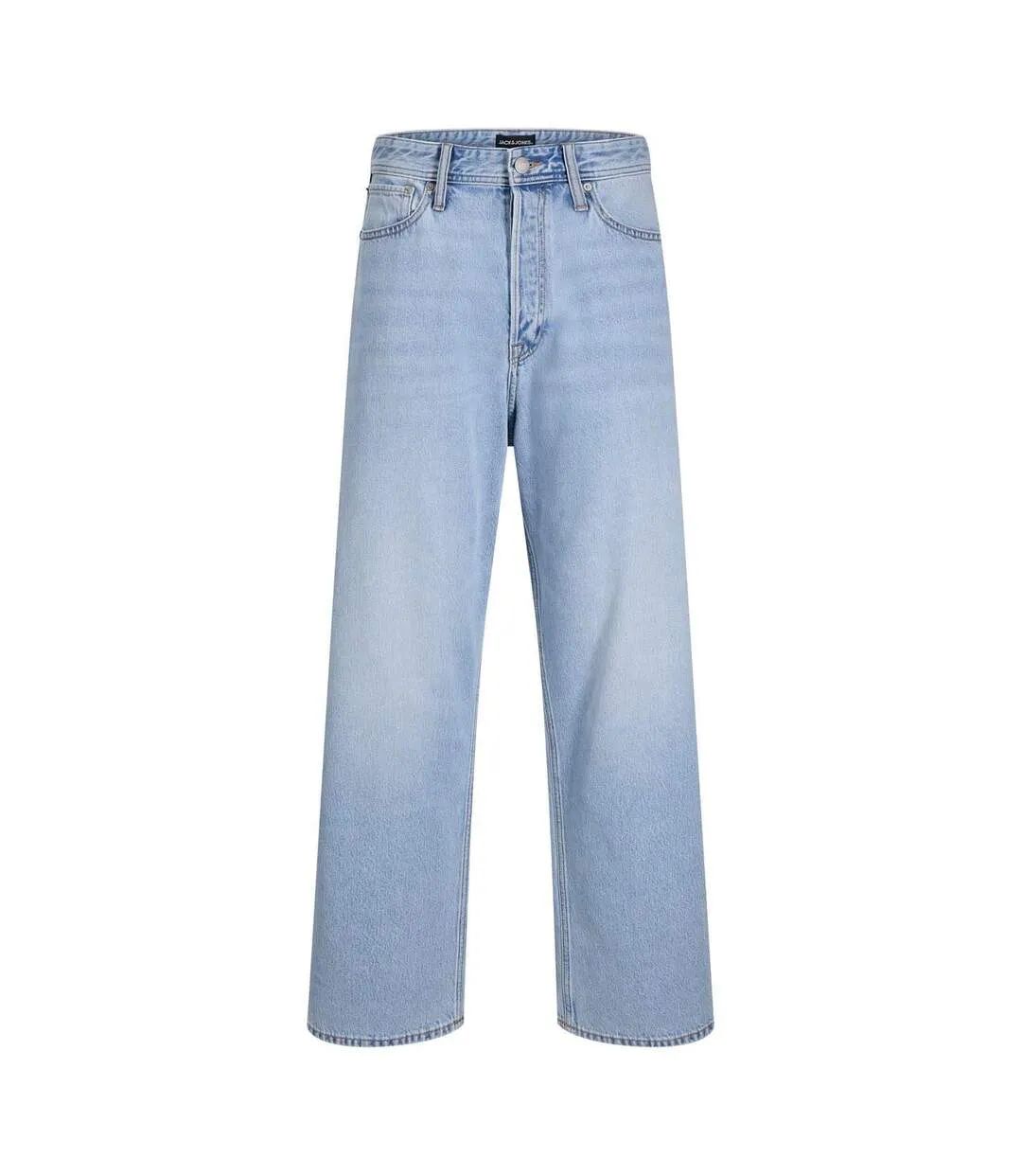 Mens Denim 5 Pockets Straight Leg Jeans Blue Denim Jack And Jones-1
