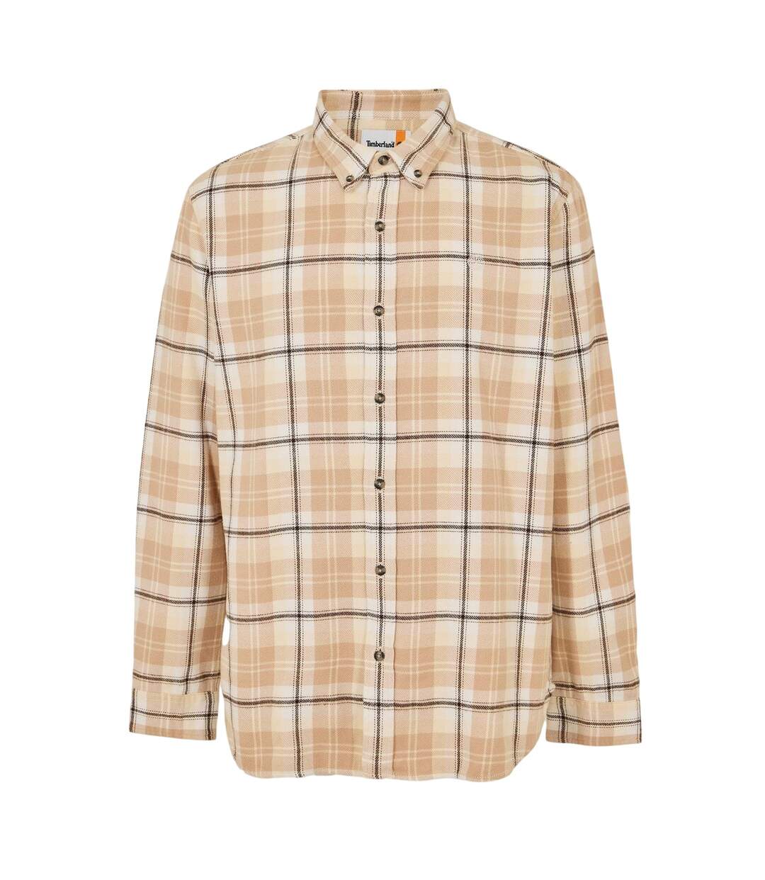 Mens Checked Casual Button-down Shirt Angora Timberland-2