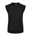 Womens/ladies Organic Padded Shoulder Tank Top Black Urban Classics-1