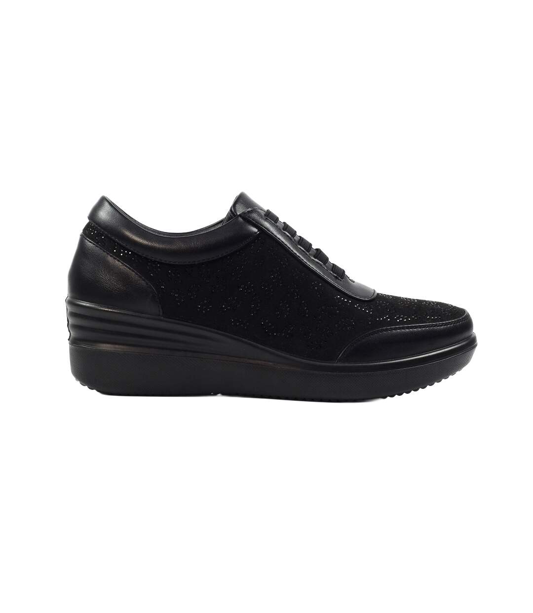 Baskets muriel femme noir Lunar-4